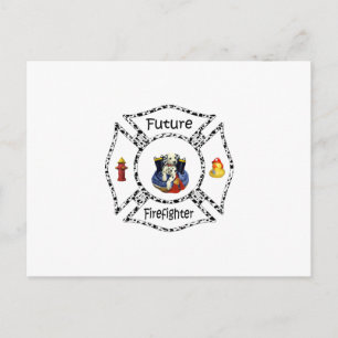 Future FF Dalmation Postcard
