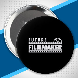 Future Filmmaker Indie Movie Director Producer 10 Cm Round Badge