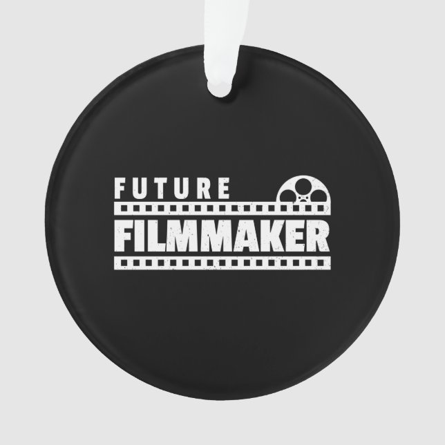 Future Filmmaker Indie Movie Director Producer Ornament (Front)