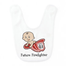 Future Firefighter Baby Bib