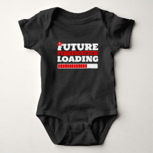 Future Firefighter Loading Black Bodysuit T-shirt