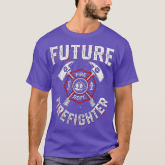 Future Firefighter Men Women Thin Red Line Firefig T-Shirt