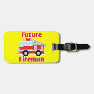 Future Fireman Luggage Tag