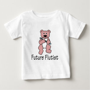 Future Flautist/ Bear Baby T-Shirt