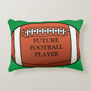 Future Football Player Decorative Cushion