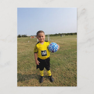 Future Football Star Postcard