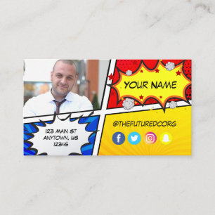 Future Foundation Superhero Business Card