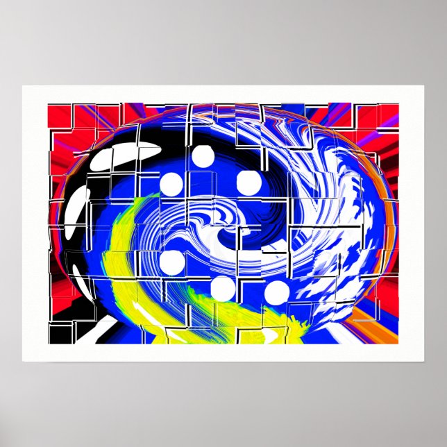 Future galaxy map poster (Front)