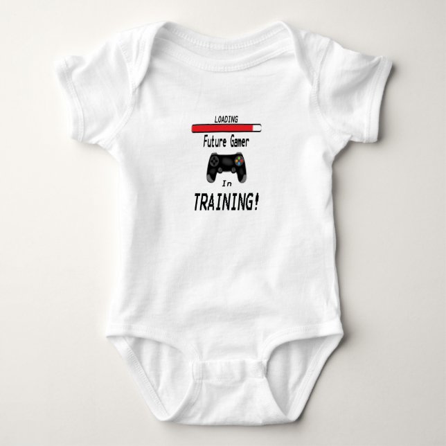 Future Gamer Design Baby Bodysuit (Front)