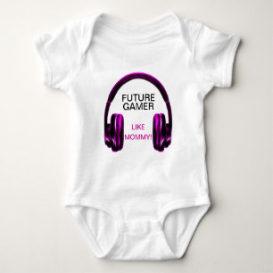 Future Gamer Like Mummy! Baby Bodysuit
