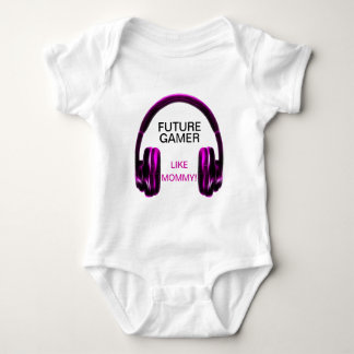 Future Gamer Like Mummy! Baby Bodysuit