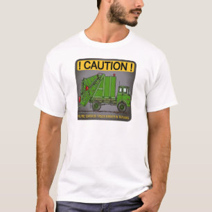 Future Garbage Truck Green Driver Mens T-Shirt