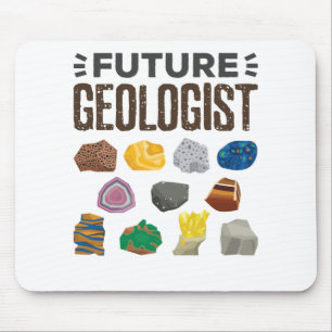 Future Geologist Geology Rocks Gems Mouse Mat