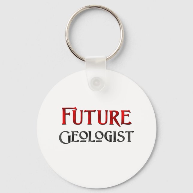 Future Geologist Key Ring (Front)