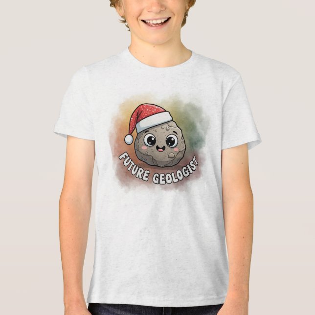 Future geologist Tri-Blend shirt (Front)