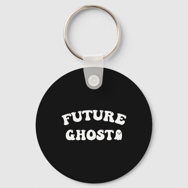 Future Ghost Funny Halloween Costume  Key Ring (Front)