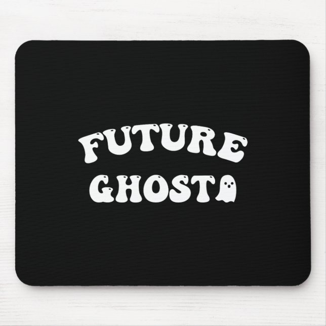 Future Ghost Funny Halloween Costume  Mouse Mat (Front)