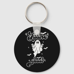Future Ghost Funny Vintage Halloween Costume Men Key Ring