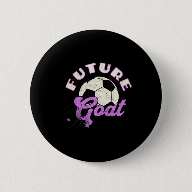 Future Goat Soccer  6 Cm Round Badge (Front)