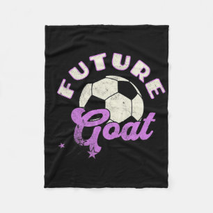 Future Goat Soccer Fleece Blanket
