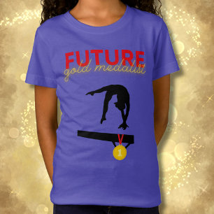 Future Gold Medallist Girls Gymnastics  T-Shirt