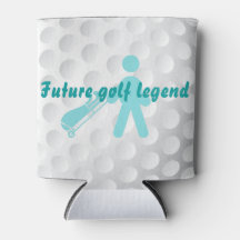 Future Golf Legend Golfing Baby Pacifier Can Cooler