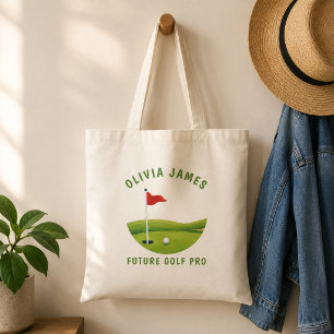 Future Golf Pro Putting Green Custom Tote Bag