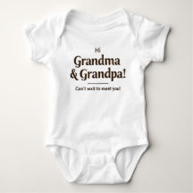 “Future Grandbaby Bodysuit” simple, cute design