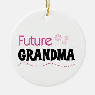 Future Grandma Gifts Ceramic Tree Decoration