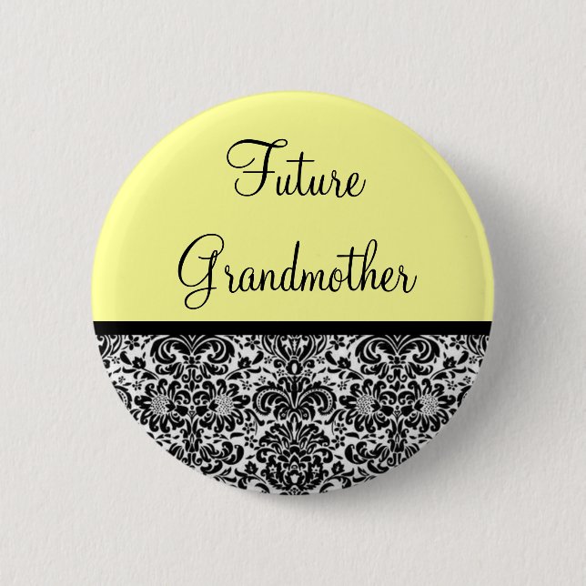 Future Grandmother 6 Cm Round Badge (Front)