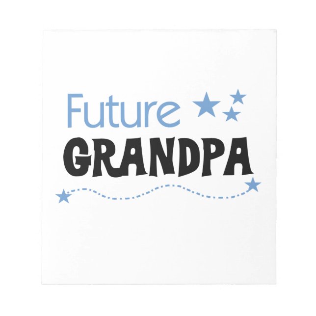 Future Grandpa Tshirts and Gifts Notepad (Front)