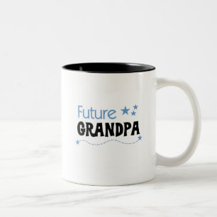 Future Grandpa Tshirts and Gifts Two-Tone Coffee Mug