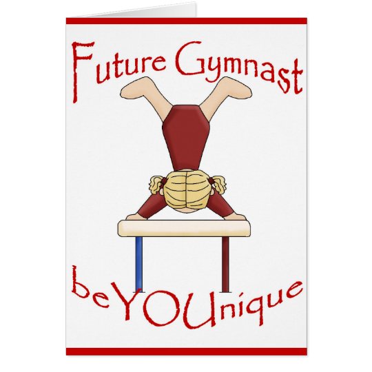 Future Gymnast Greeting Card by BeYOUnique