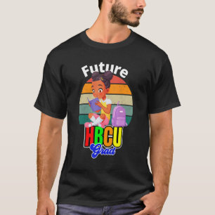 Future HBCU Grad Afro Girl Graduation Black Colleg T-Shirt