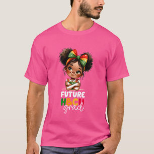 Future HBCU Grad Black Girl Kids Graduation HBCU C T-Shirt
