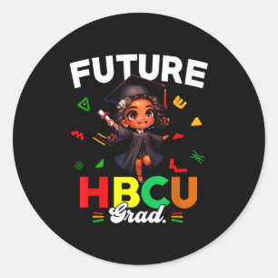 Future Hbcu Grad Black History Month Black College Classic Round Sticker