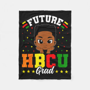 Future Hbcu Grad Boy Black Historically Black Coll Fleece Blanket