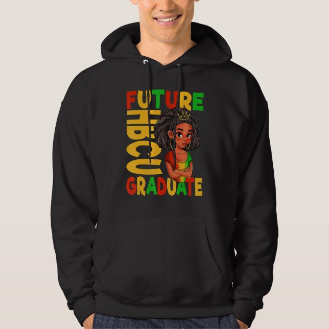 Future Hbcu Grad History Black College Girl Youth  Hoodie (Front)