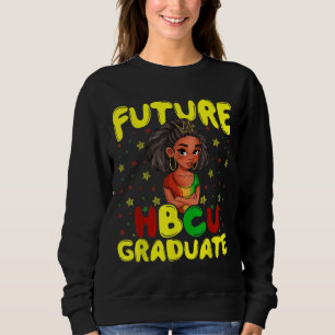 Future HBCU Grad History Black College Girl Youth Sweatshirt