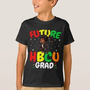 Future Hbcu Grad History Black College Youth Black T-Shirt