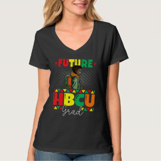 Future HBCU Grad History Black College Youth Black T-Shirt