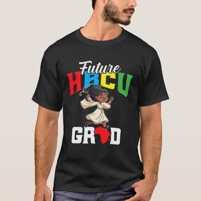 Future HBCU Grad History Black College Youth Kids T-Shirt (Front)