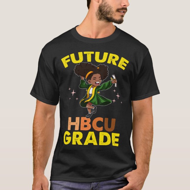 Future HBCU Grad History Black College Youth Kids  T-Shirt (Front)