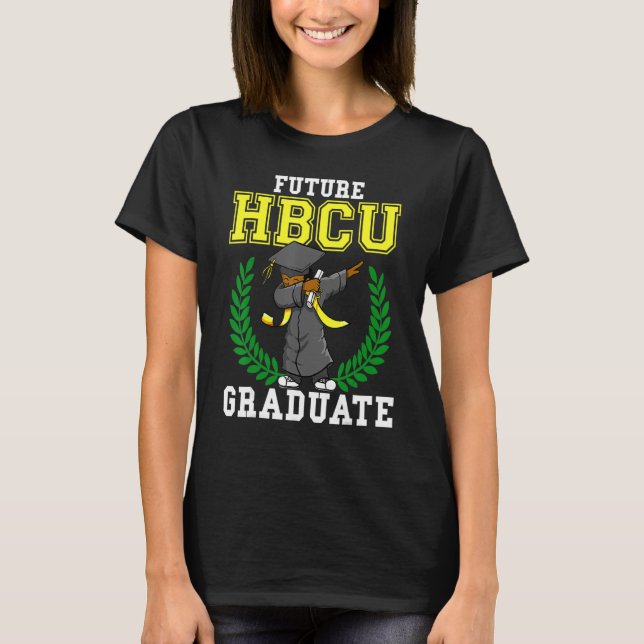 Future HBCU Graduation Shirt Black College Dabbing (Front)