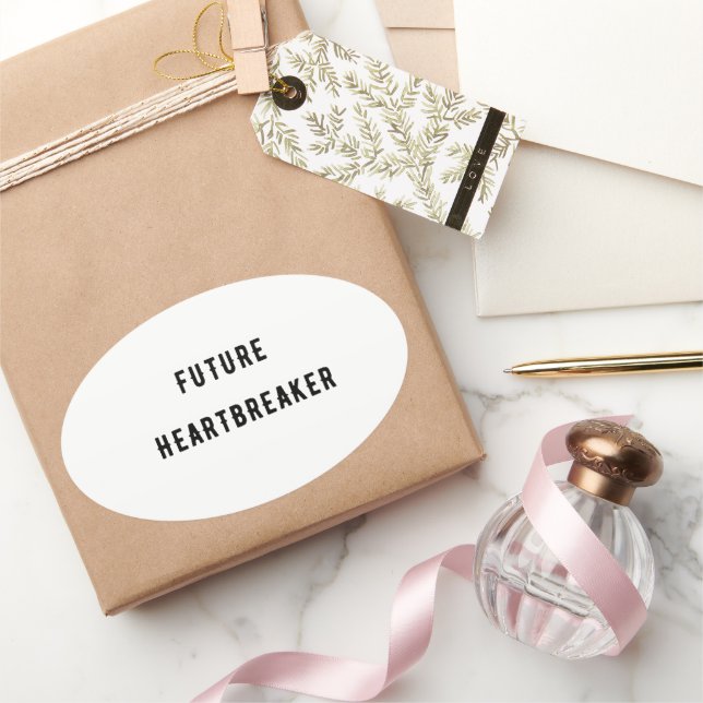 Future Heartbreaker Oval Sticker (Gifting)