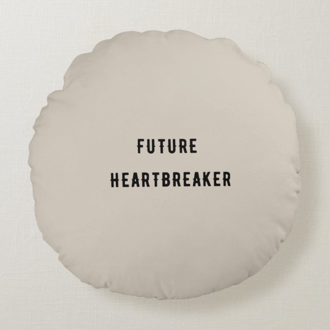 Future Heartbreaker Round Cushion (Front)