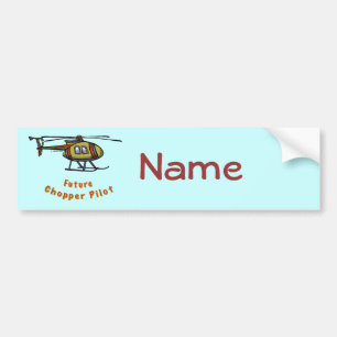 Future helicopter Pilot Bumper Sticker