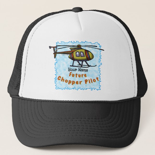 Future helicopter Pilot  Trucker Hat (Front)