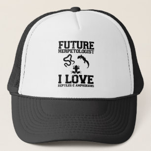 Future Herpetologist Herpetology Lover Amphibians Trucker Hat