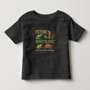 Future Herpetologist Reptile Amphibians Fan Kid Toddler T-Shirt